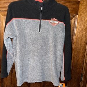 Harley-Davidson Kids Black and Gray Pullover